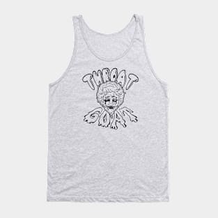 Throat GOAT Nancy Transparent black on colors! Tank Top